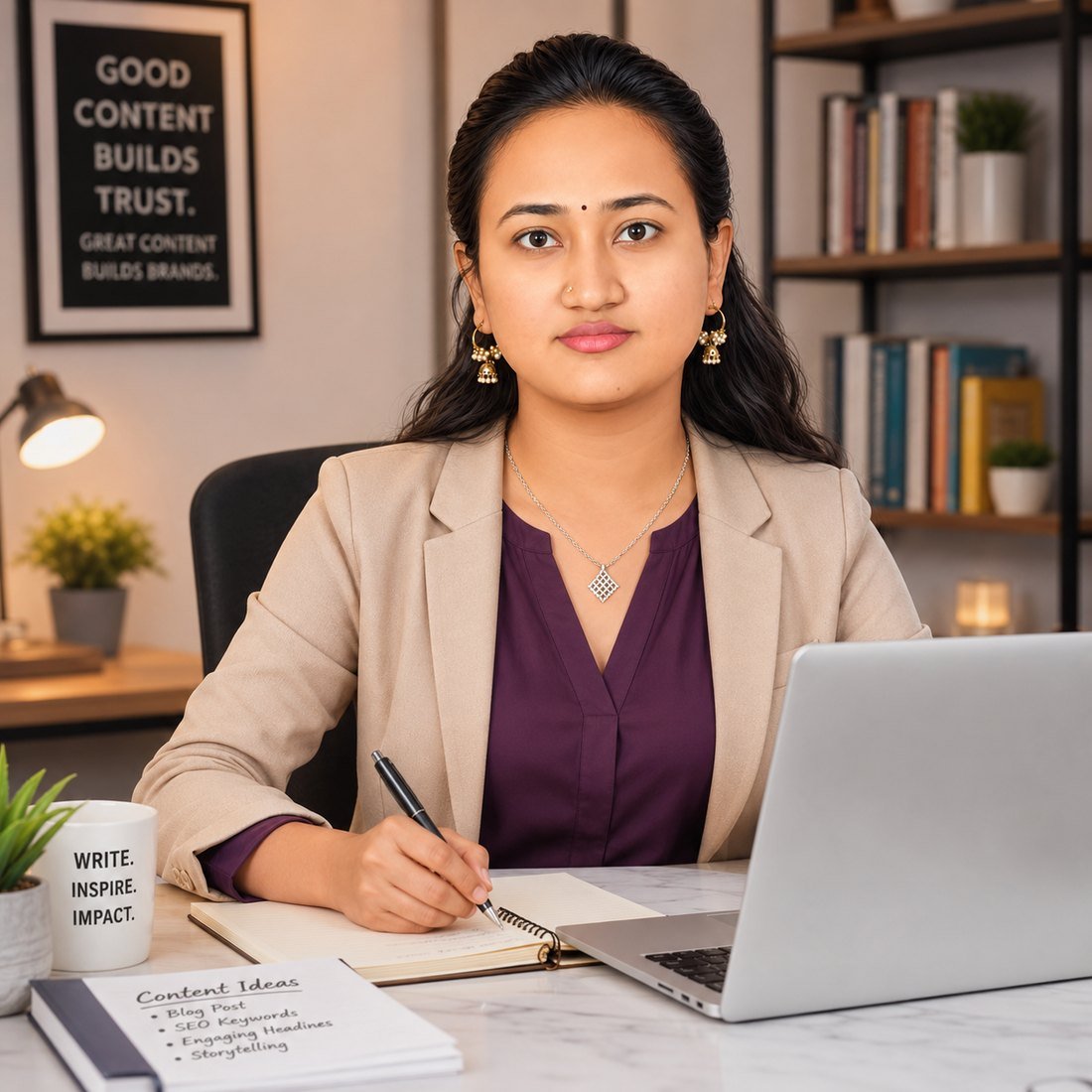 Harika Behara writing